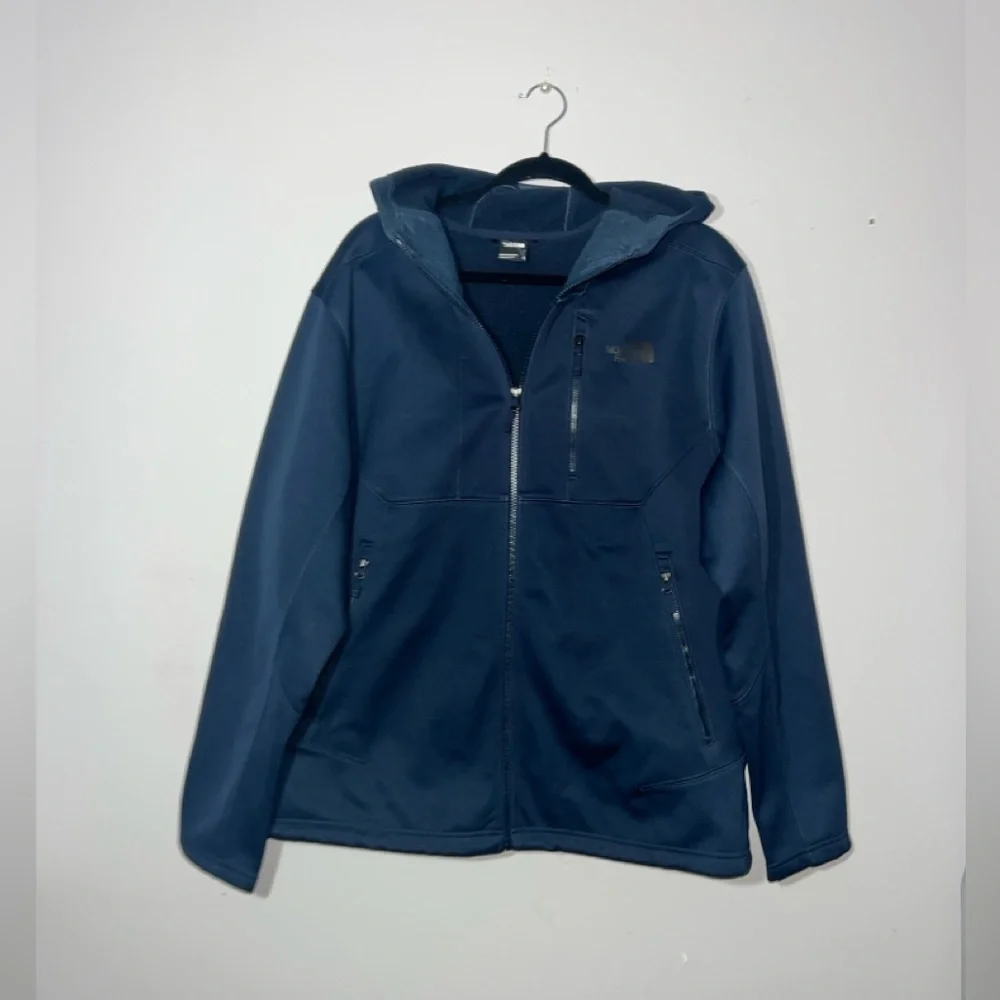 The North Face Apex Bionic Hooded Softshell Jacket Navy Mens XL